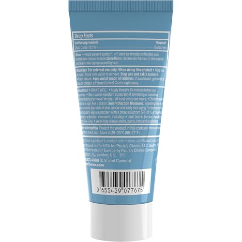 Paula's Choice RESIST SPF30 tinted swirl demonstrates light tint for natural coverage.