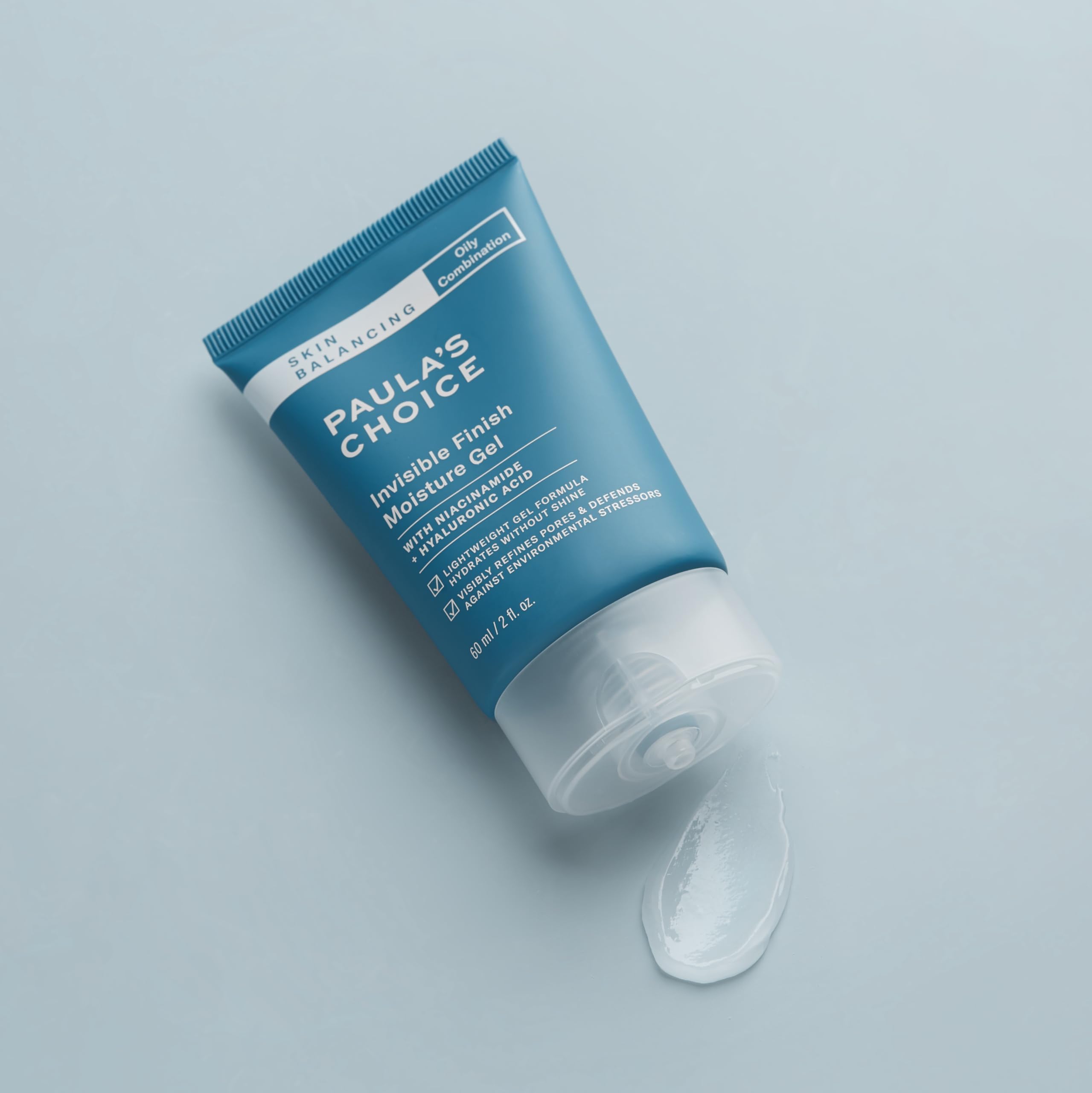 Paula's Choice SKIN BALANCING niacinamide and hyaluronic acid ingredients close-up highlight pore refinement.