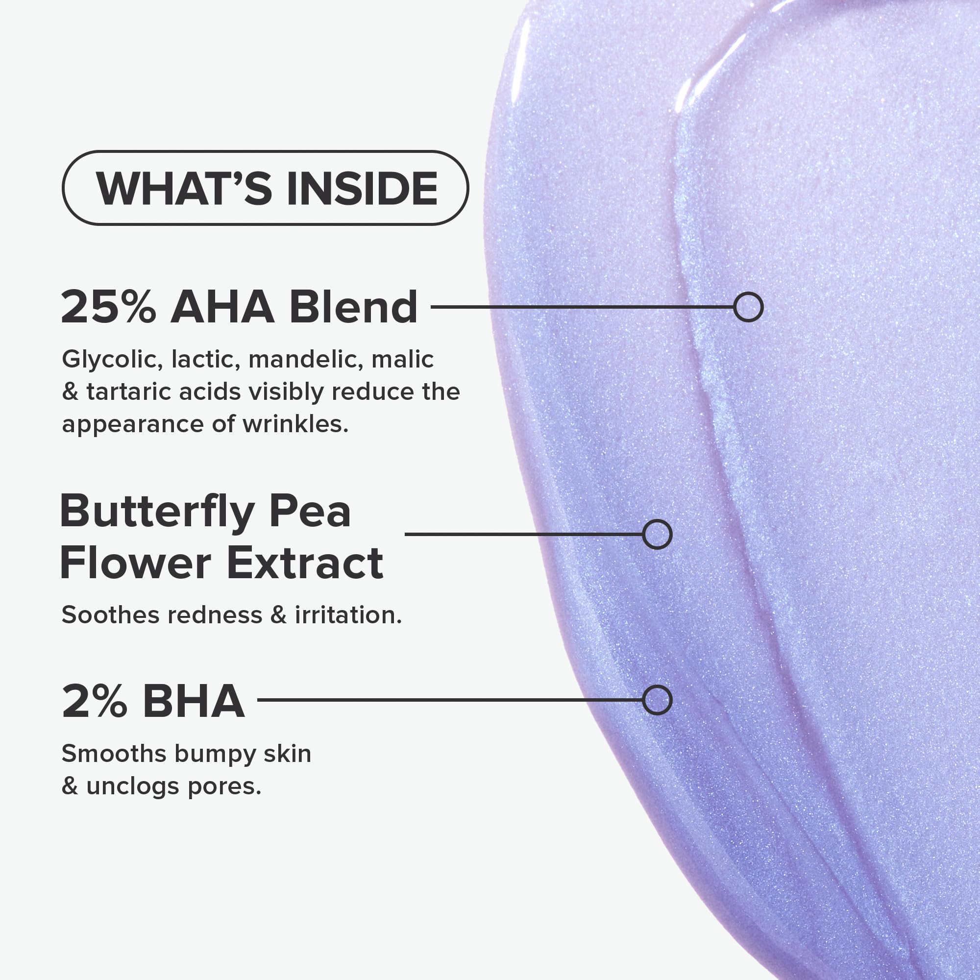 Applying Paula's Choice exfoliant for smoother skin texture and glow