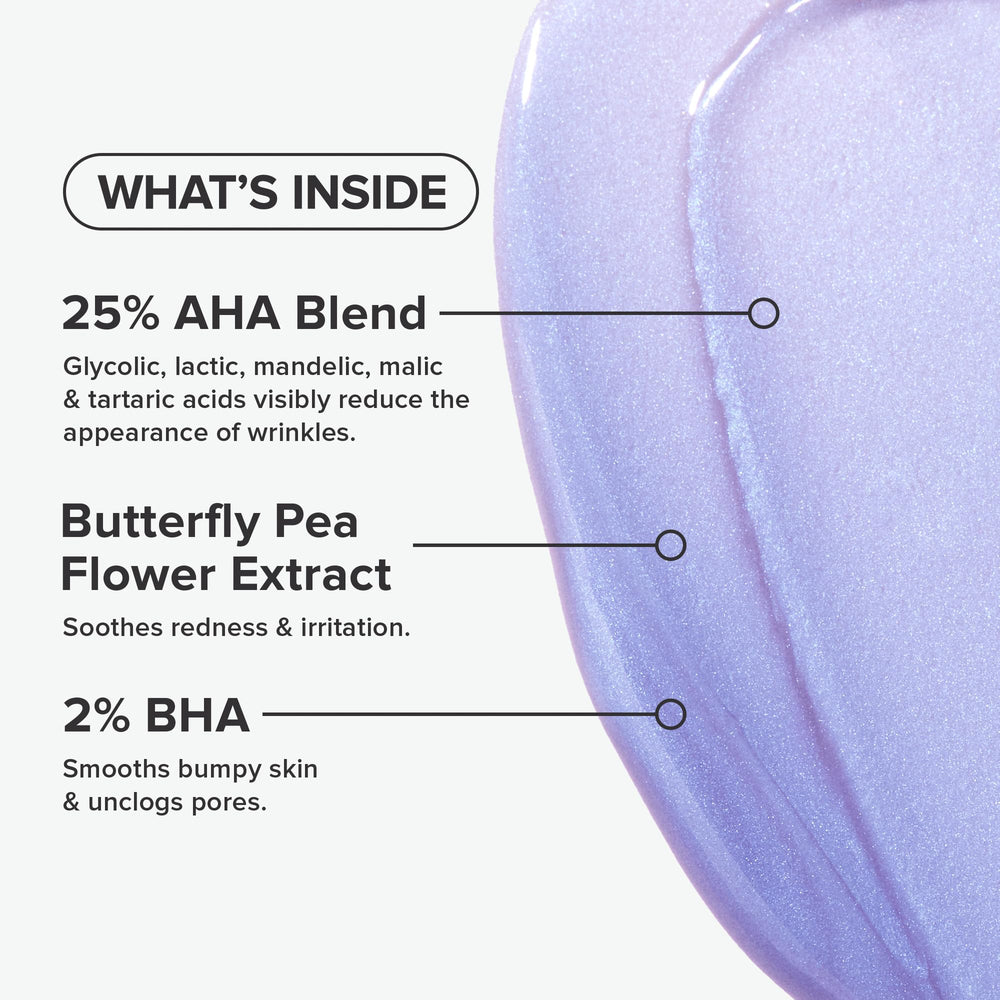 Applying Paula's Choice exfoliant for smoother skin texture and glow