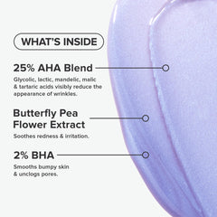 Applying Paula's Choice exfoliant for smoother skin texture and glow