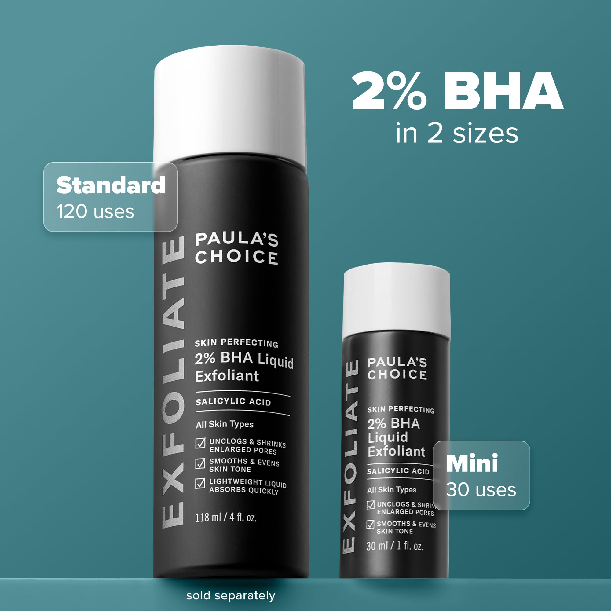 Paula's Choice Skin Perfecting 2% BHA skin-application demonstrating pore refinement.