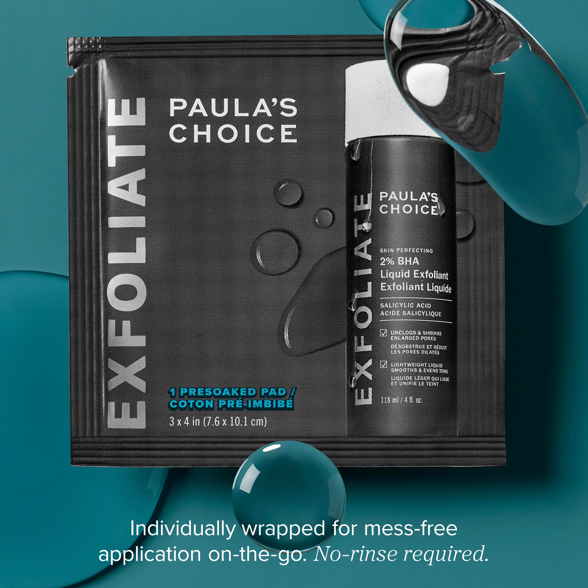 Paula's Choice Skin Perfecting 2% BHA lab-tested icon hints proven results.