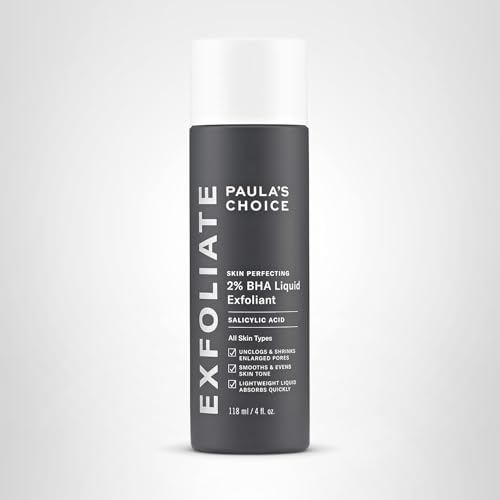 Daily routine shot with bottle and skincare steps for practical use.