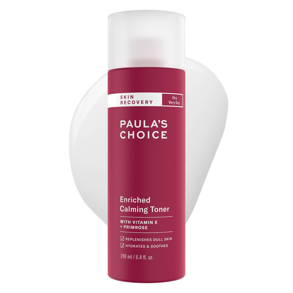 Paula's Choice Skin Recovery Calming Toner bottle front for fragrance-free hydration