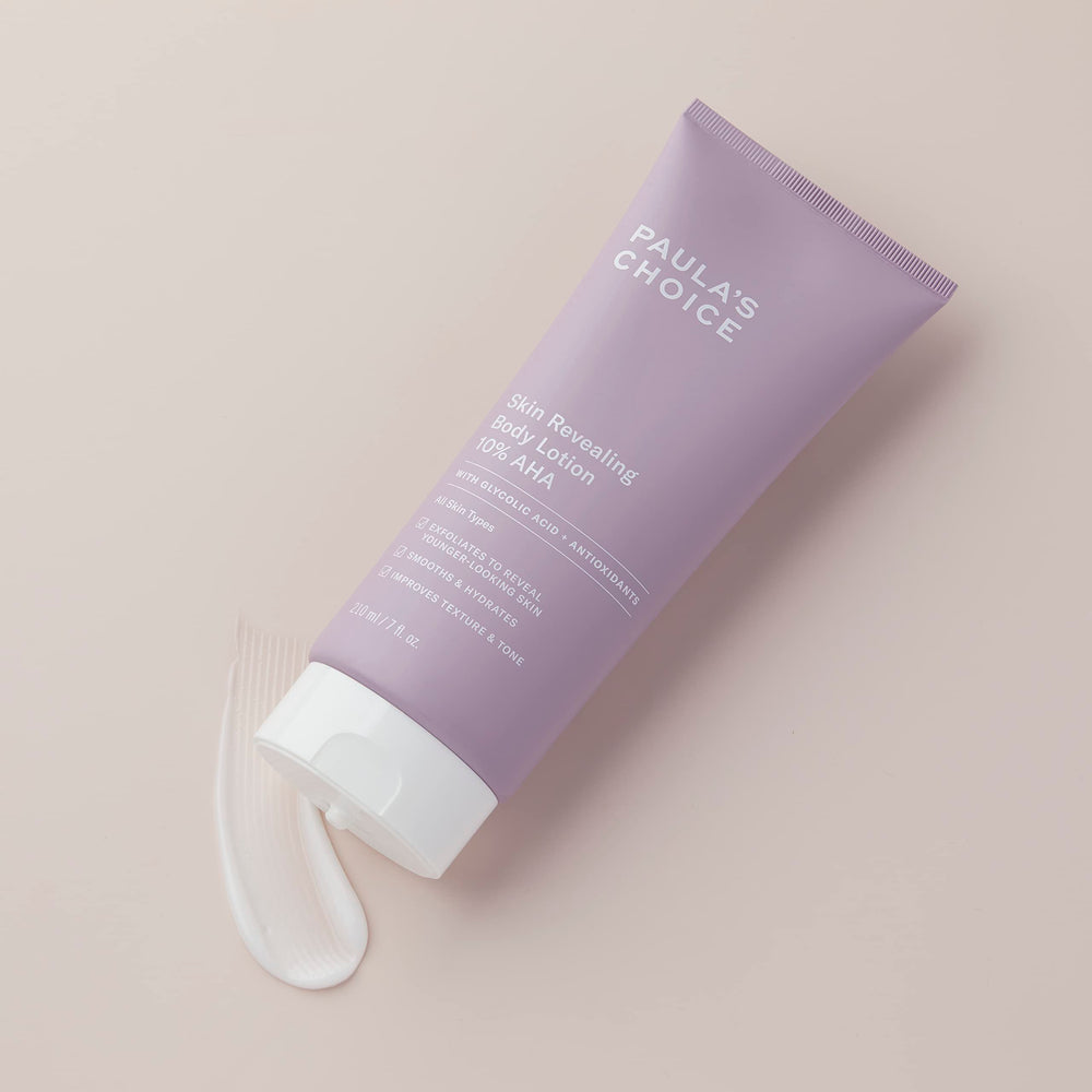 Paula's Choice Skin Revealing Body Lotion pump bottle for easy, mess-free application.
