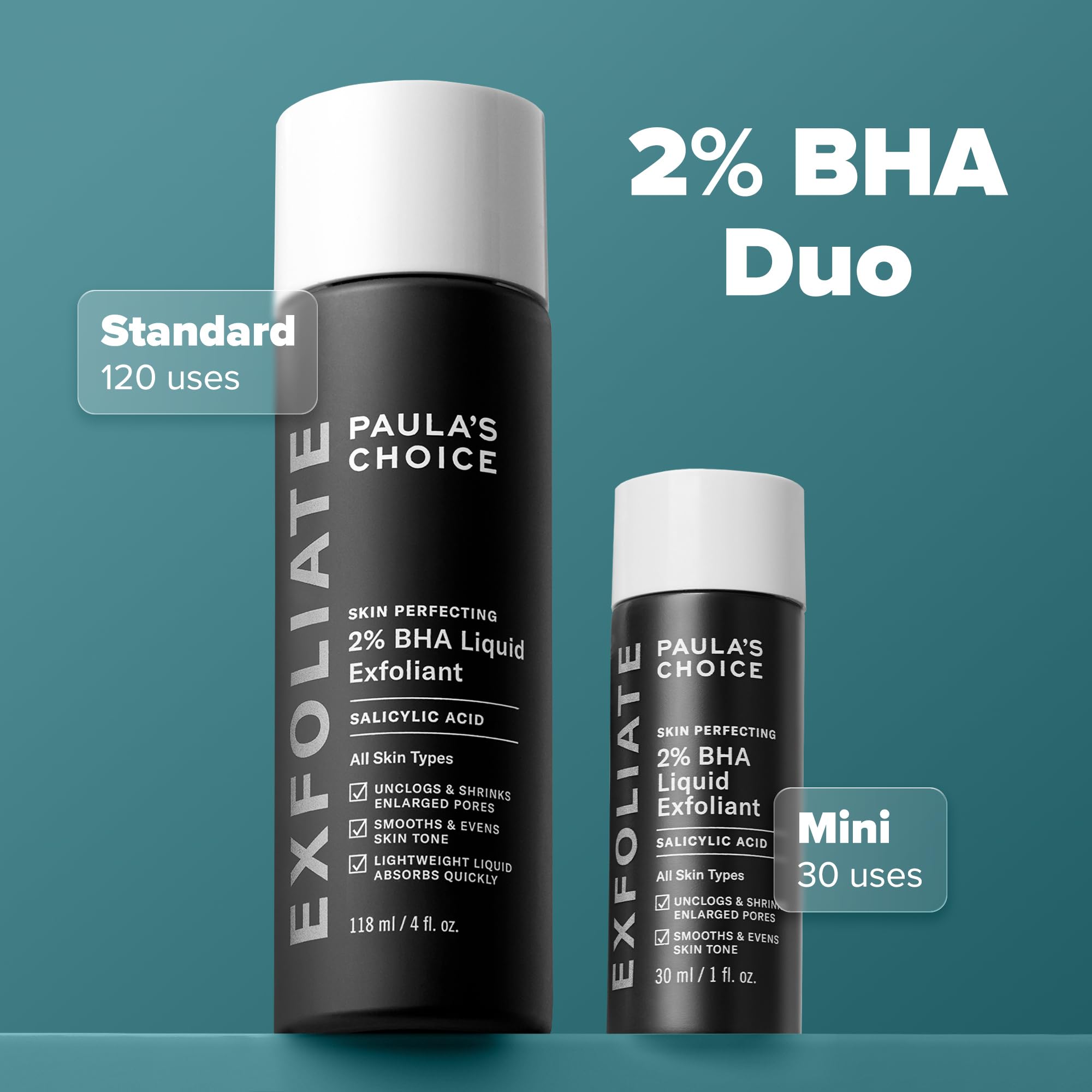 Paula's Choice daily-use routine image—consistent exfoliation for healthier-looking skin.