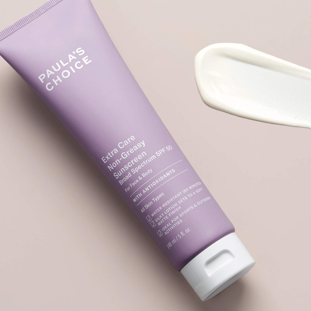 Paula's Choice Sunscreen Water-Resistant for workouts, swimming, and outdoor activities.