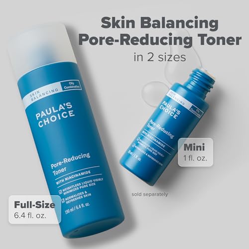 Paula's Choice toner with cleanser flatlay hints at a complete routine for balanced skin.