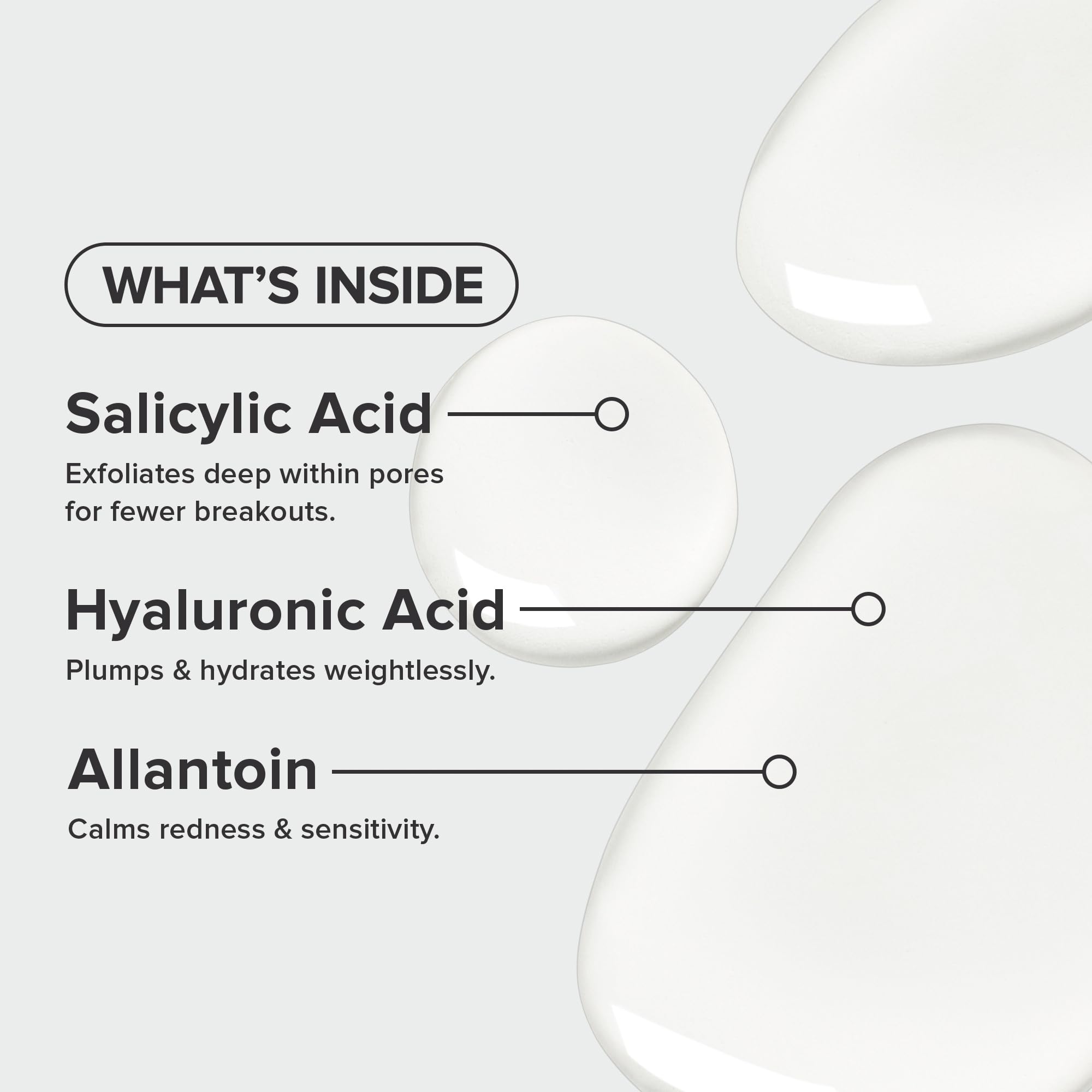 Paula's Choice CLEAR exfoliating solution helping unclog pores and even tone