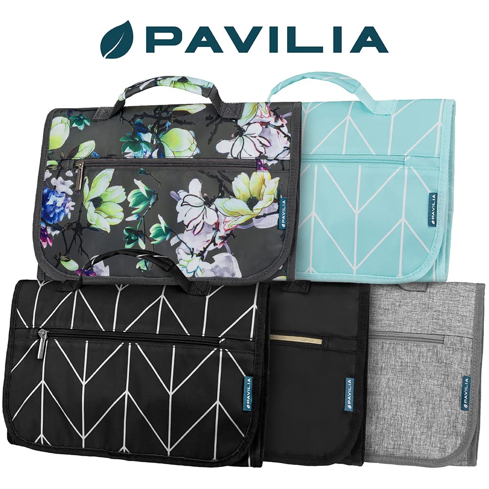 PAVILIA travel kit fits in luggage neatly.
