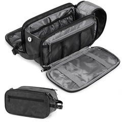 PAVILIA Toiletry Bag large opening for quick access during travel.