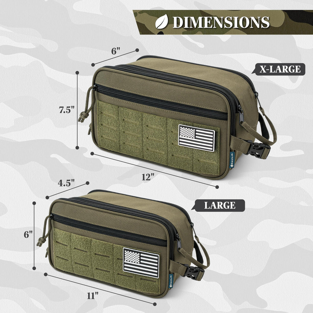 PAVILIA MOLLE straps on back allow attaching gear to packs