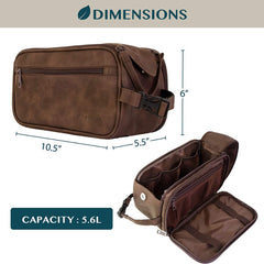 PAVILIA toiletry bag side pockets organize grooming items during trips.