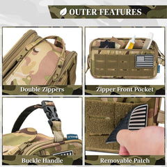 PAVILIA water-resistant fabric protects contents during travel and splashes.