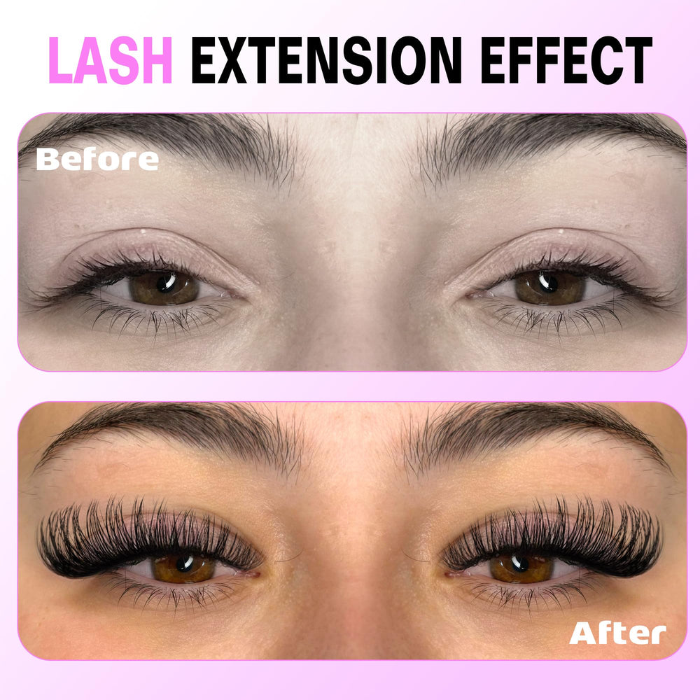Pawotence cluster lashes in 8-15mm lengths for customizable looks