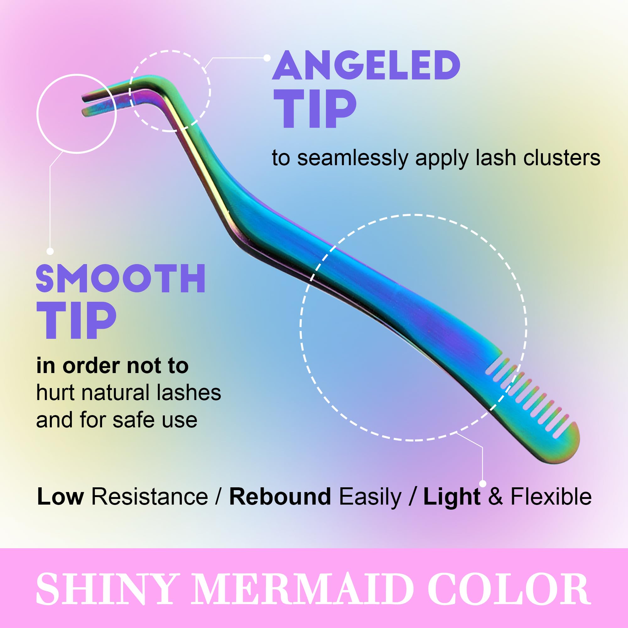 Pawotence different-length clusters for versatile looks.
