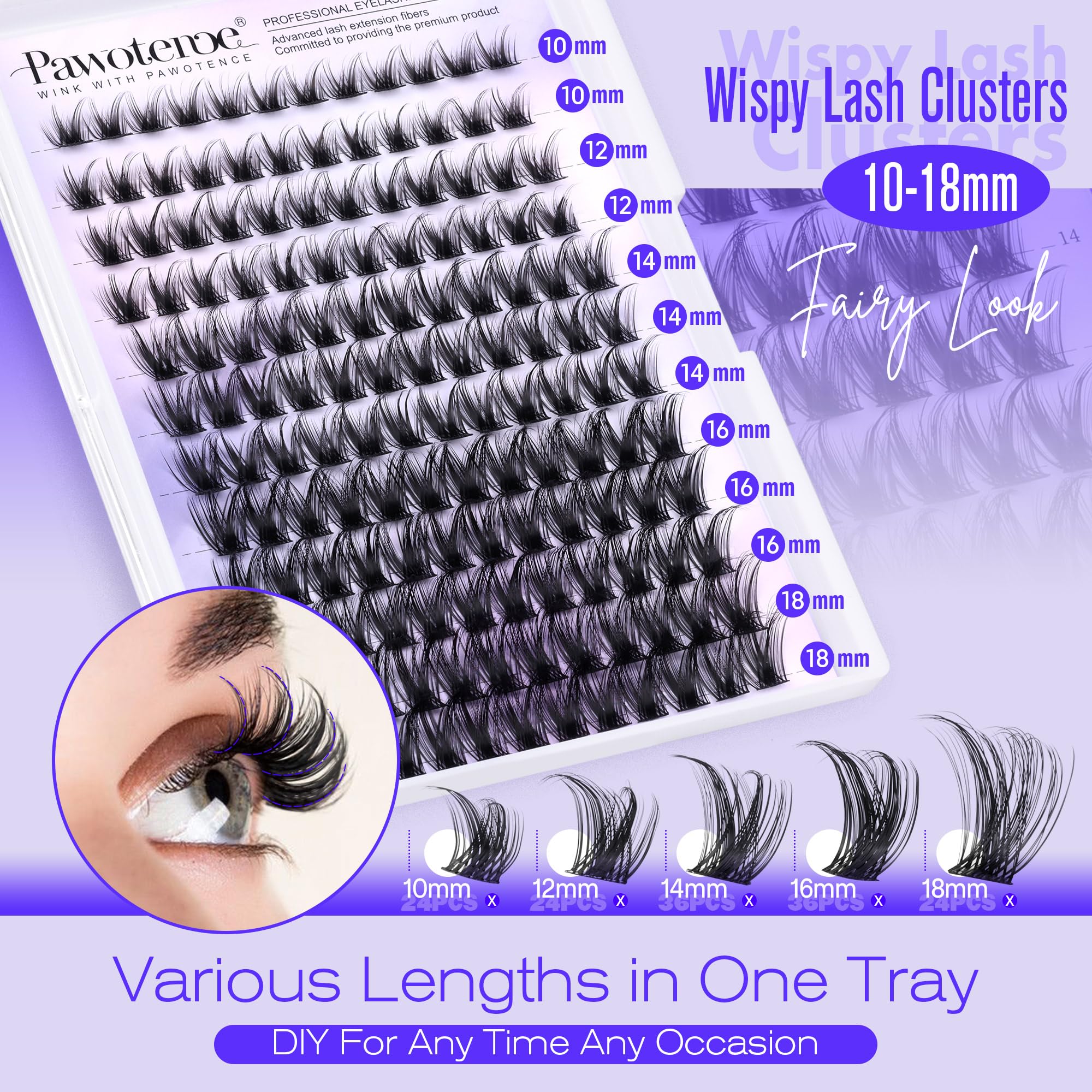 Pawotence Lash Applicator tool demonstrates precise placement for beginners at home