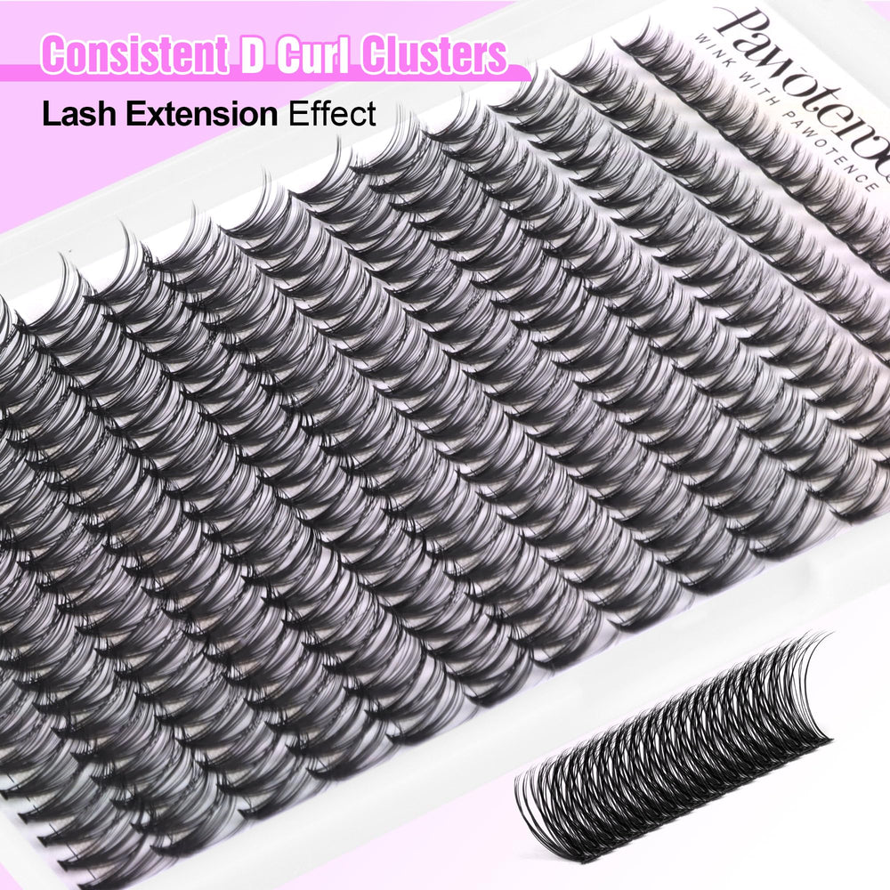 Pawotence lash applicator tweezers for precise cluster placement