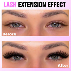 Pawotence lash applicator tool in hand for precise at home DIY lash styling