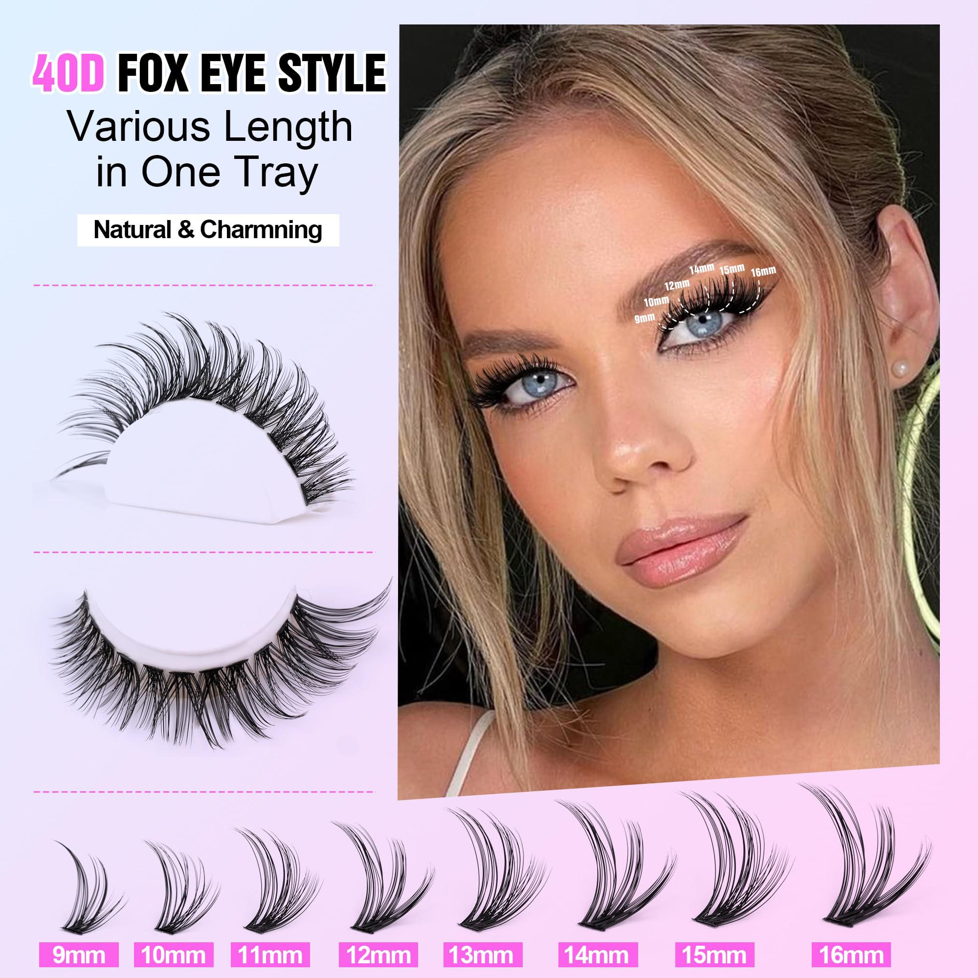 Pawotence lash applicator tweezers for precise, mess-free placement.