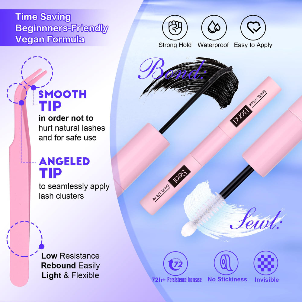 Pawotence DIY setup image shows organized kit for efficient at-home lash sessions