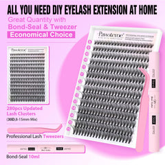 Pawotence 30D 8-15mm lengths visualize customizable styles for events or work.