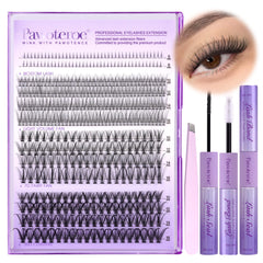 Pawotence lash extension kit box open for easy at-home lash upgrade