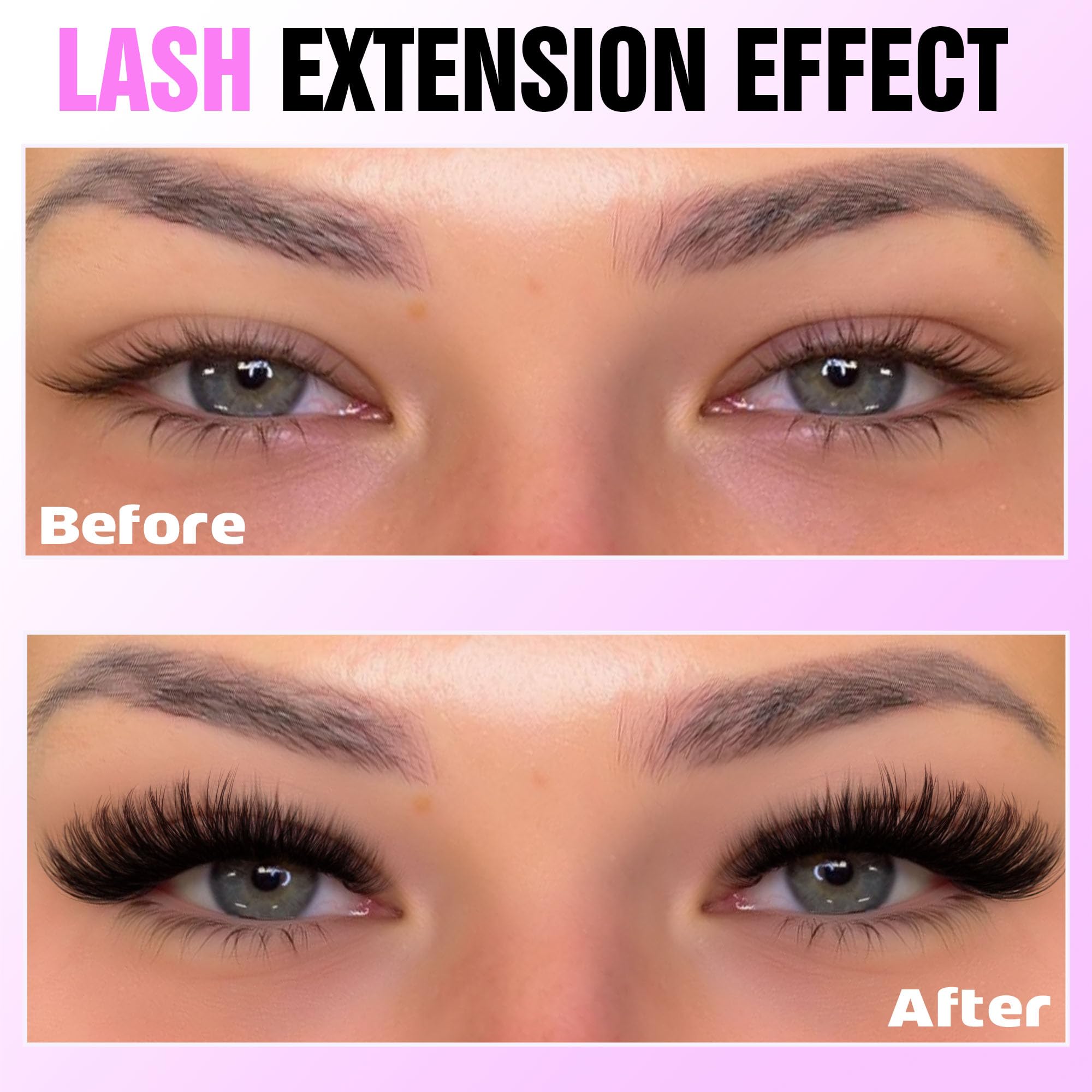 Pawotence mixed-lengths 9-16mm provide customizable looks from natural to dramatic.
