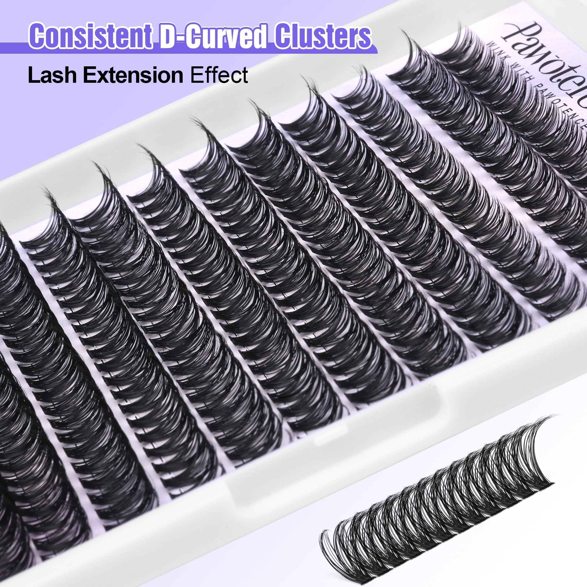 Pawotence multi-length clusters 9-16mm for customizable styles