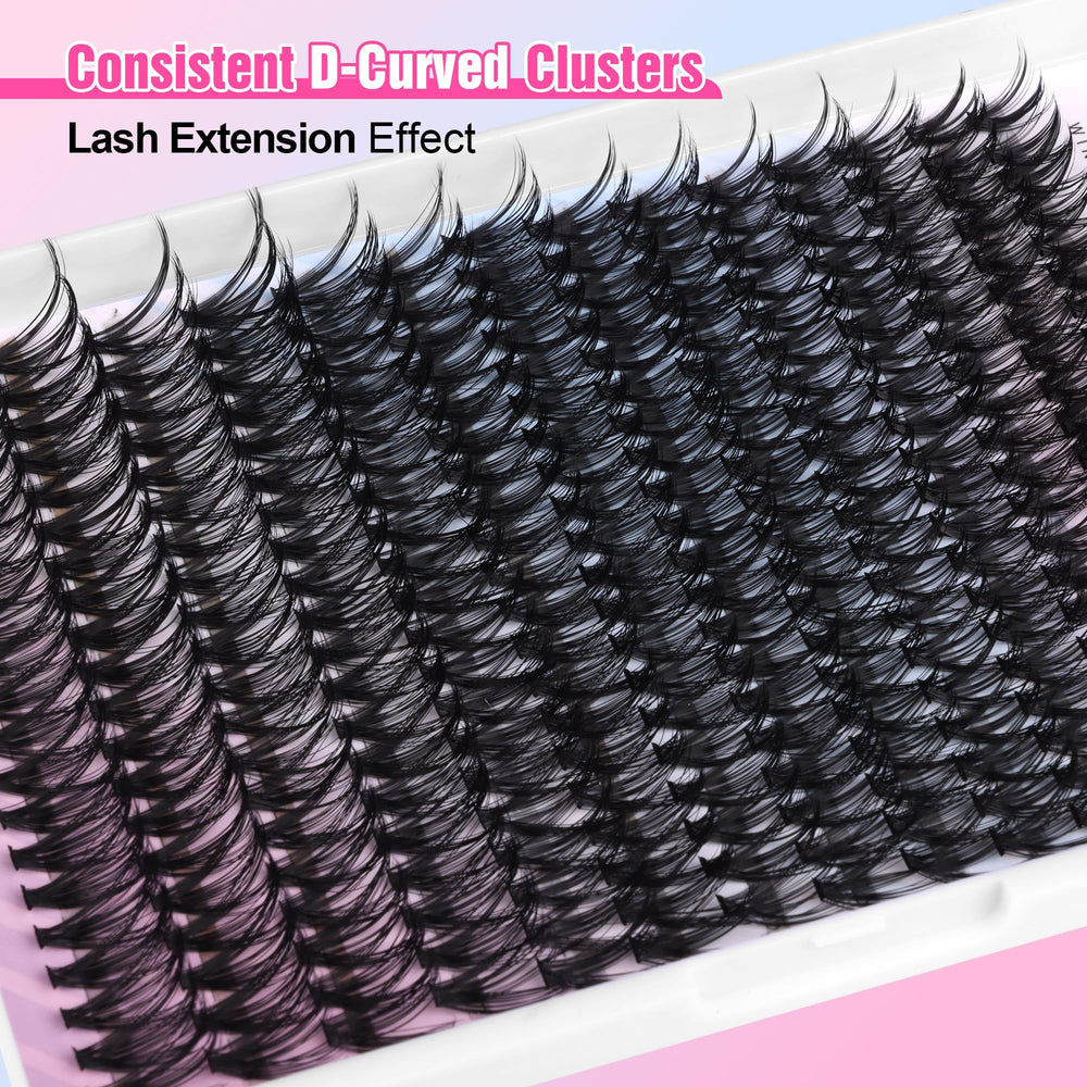 Pawotence night-out look using lash clusters for drama
