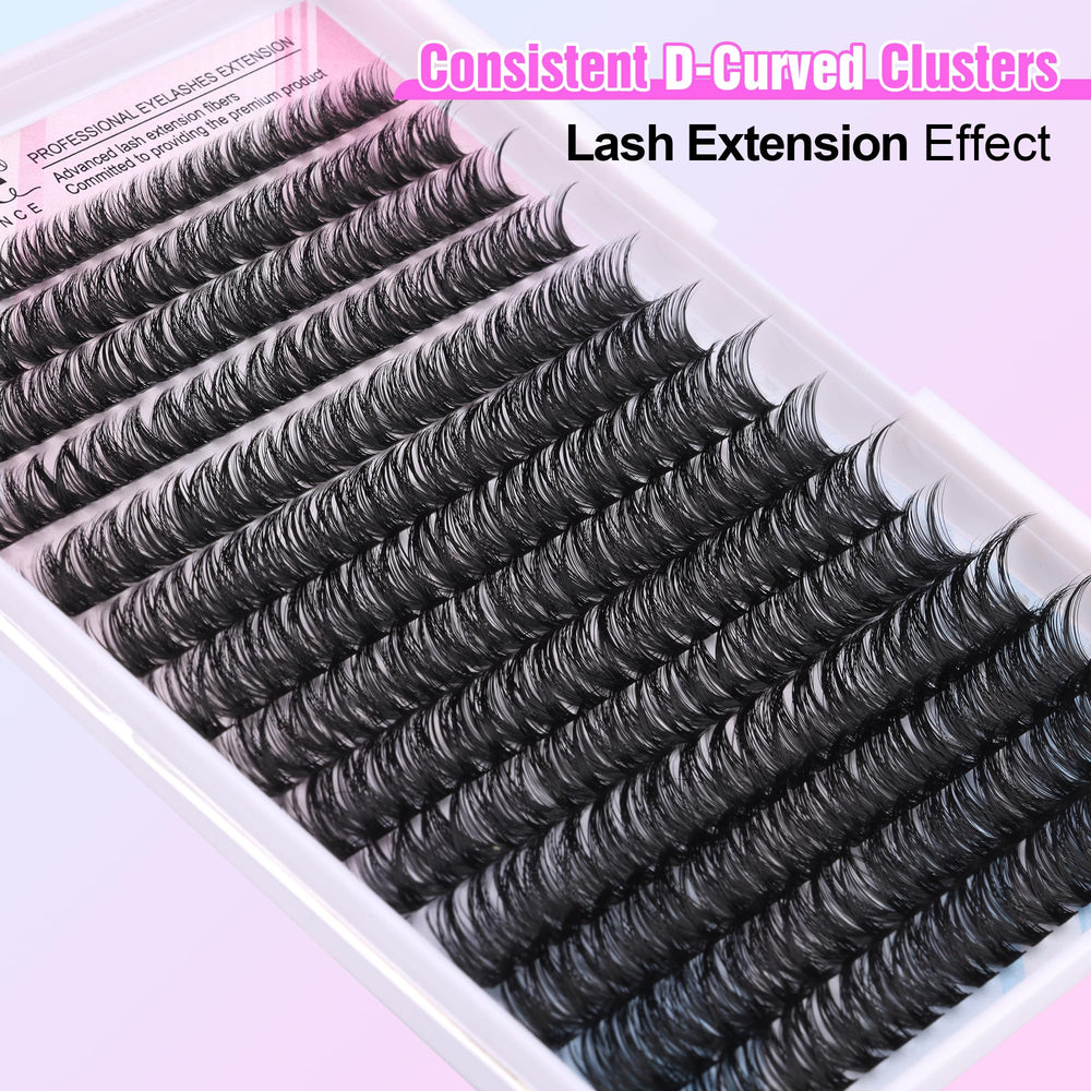 Pawotence soft-durable fibers close-up highlight lash quality and longevity.