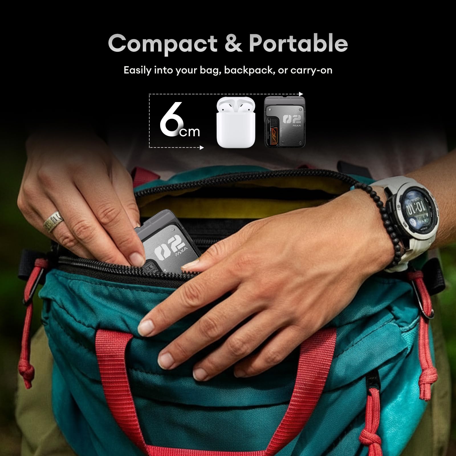 PAXA mini shaver battery indicator LED helps gauge juice before travel