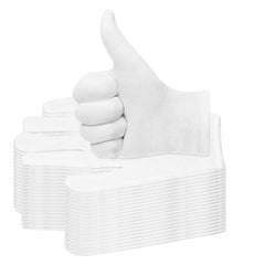 Paxcoo white cotton gloves close-up of soft fabric for gentle skin care