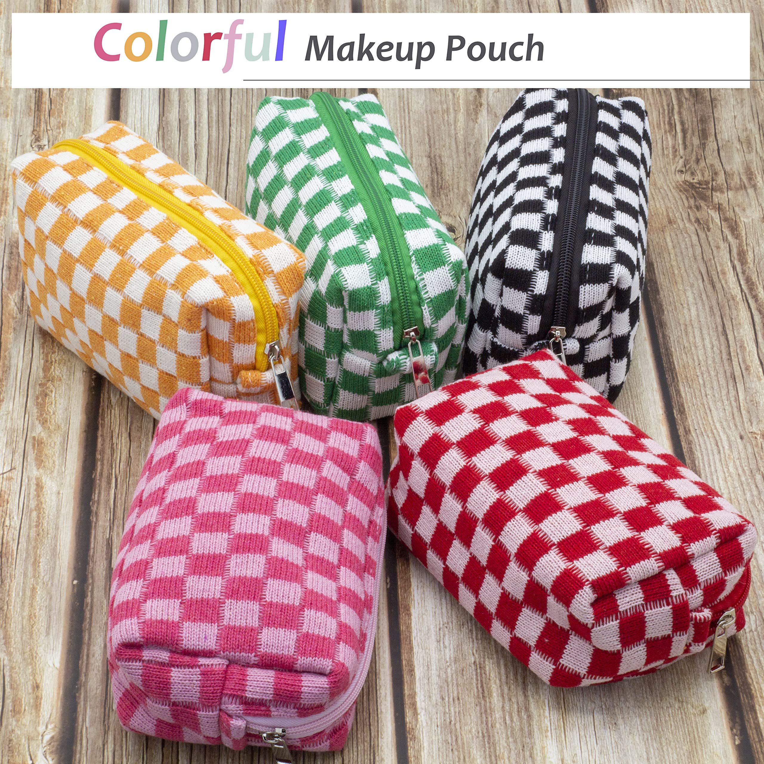 PAZIMIIK colorful six-pack pouches are great for gifting and organizing