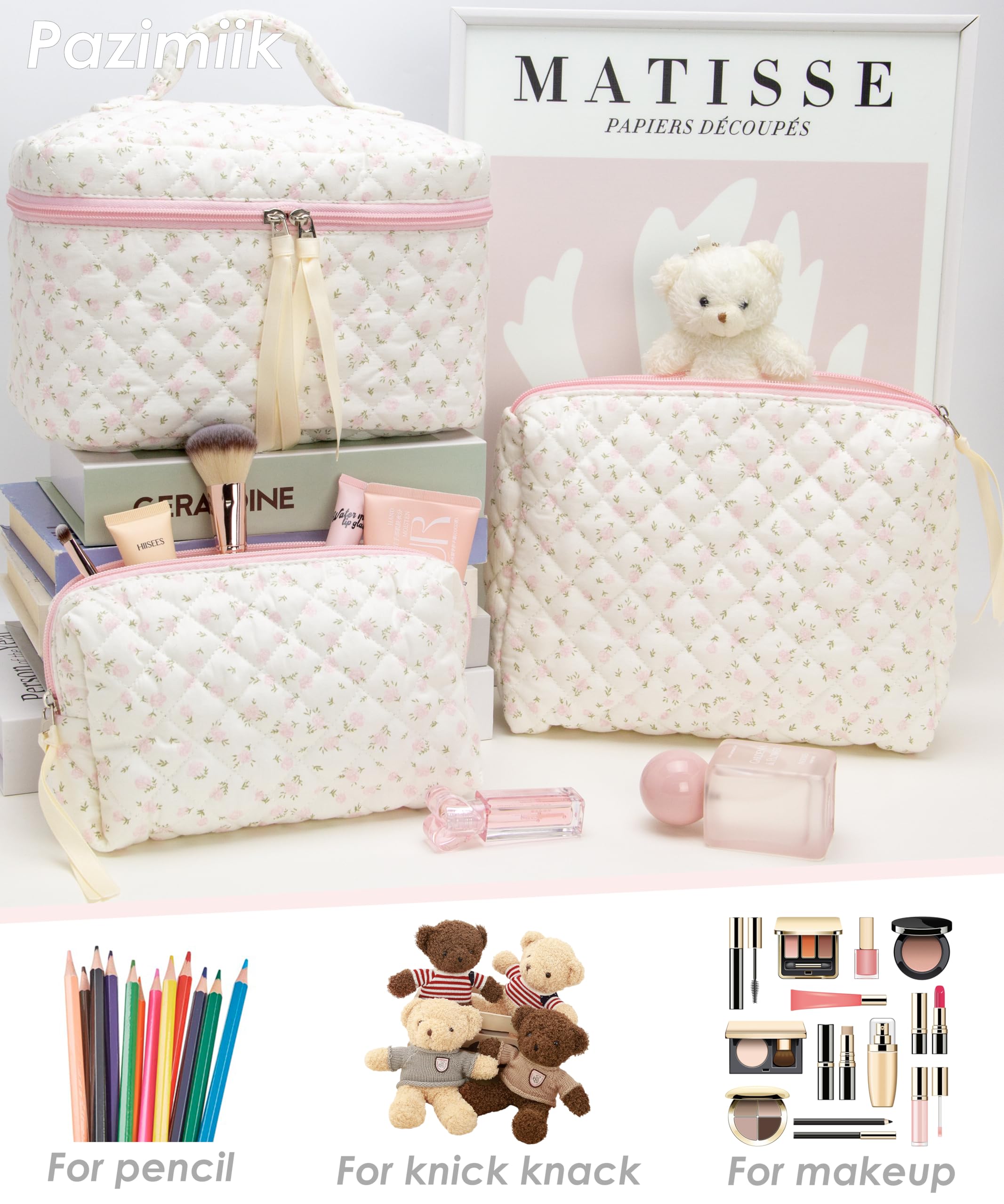 PAZIMIIK Little Flower Pink color detail inspires daily routine