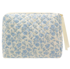 PAZIMIIK quilted makeup bag exterior showing luxury texture and organization potential