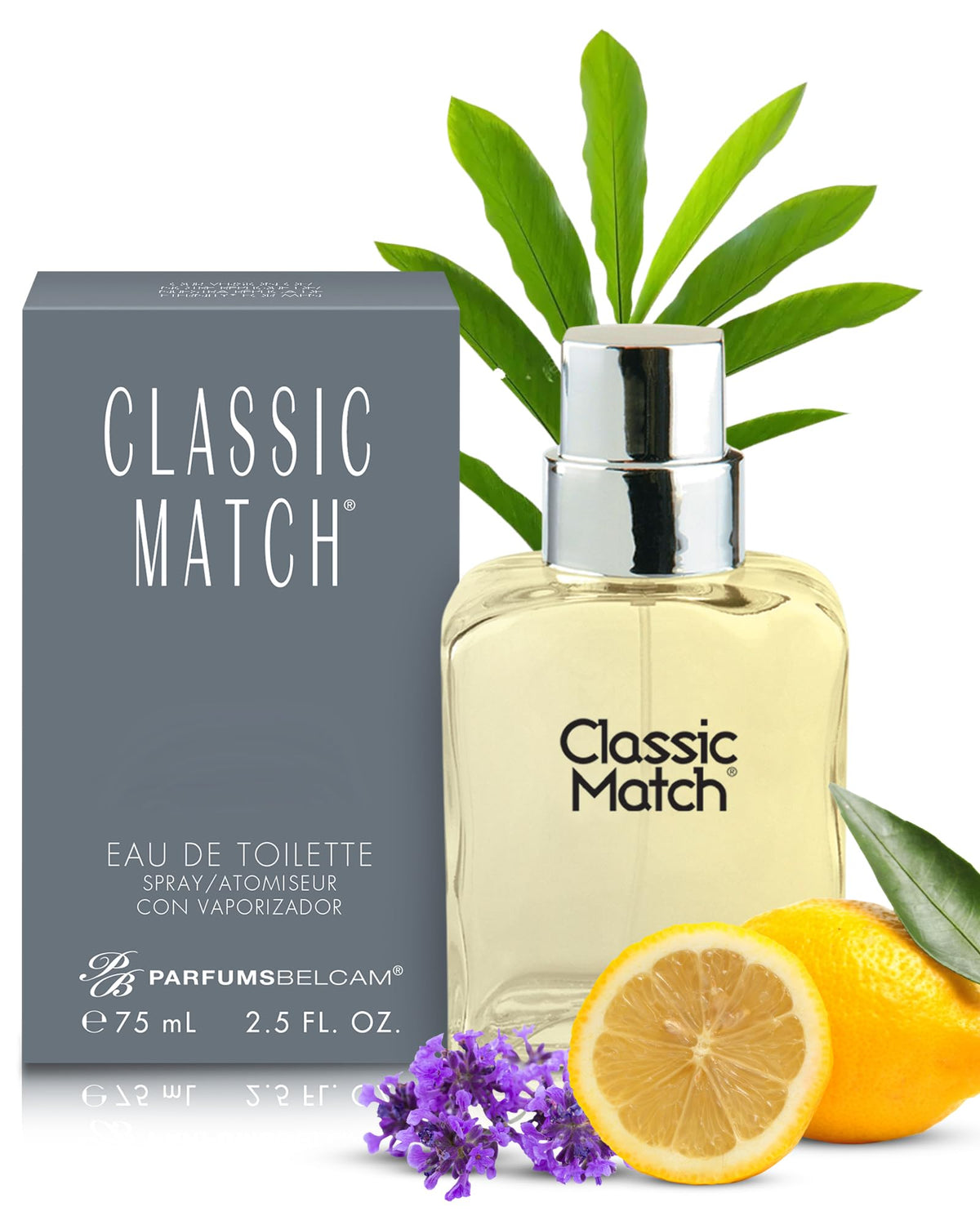 PB ParfumsBelcam Classic Match bottle front conveys fresh daily wear appeal