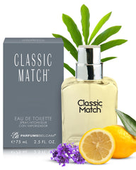 PB ParfumsBelcam Classic Match bottle front conveys fresh daily wear appeal