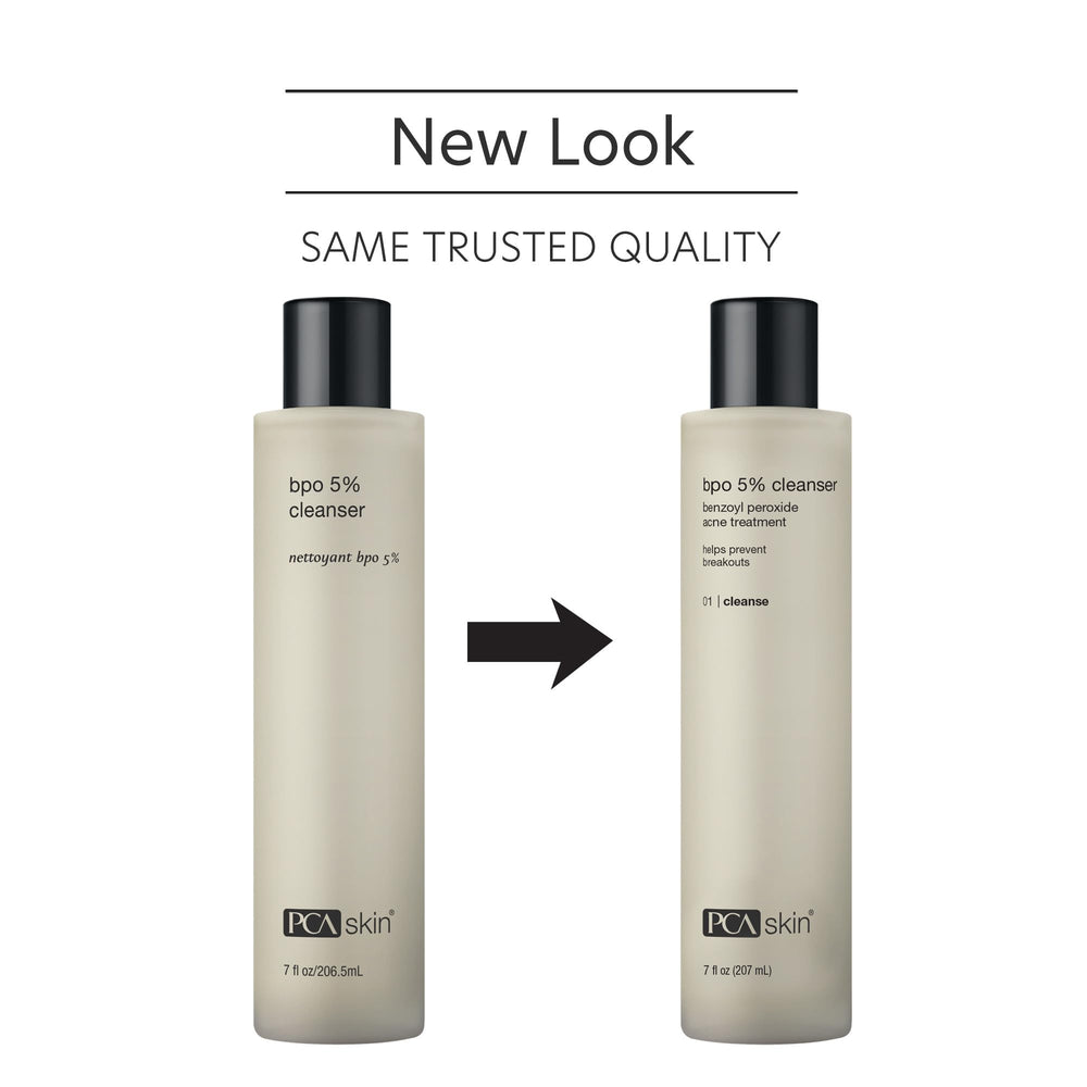 PCA SKIN acne cleanser closeup showing gentle exfoliation and cleanse