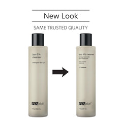 PCA SKIN acne cleanser closeup showing gentle exfoliation and cleanse