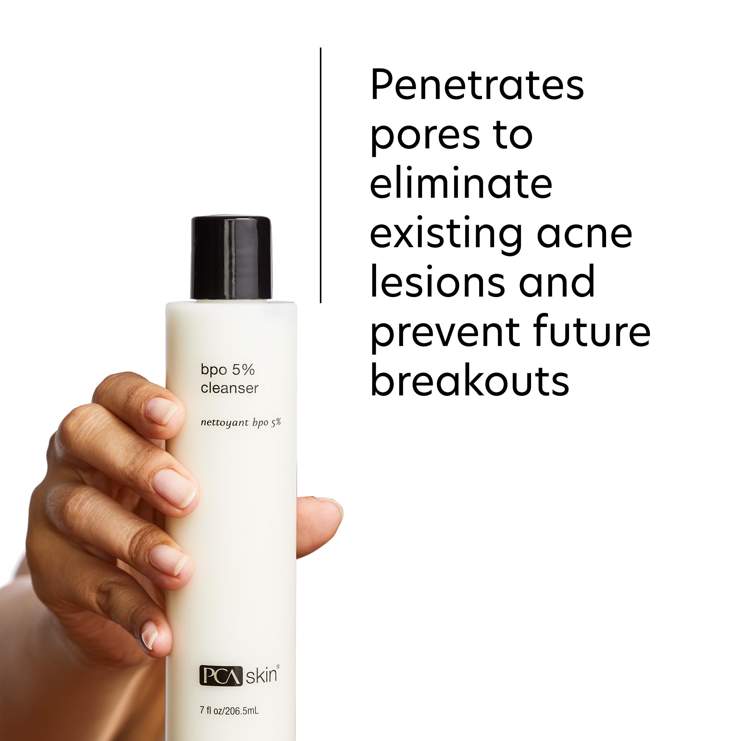 PCA SKIN clarifying benzoyl peroxide wash targets impurities without harshness