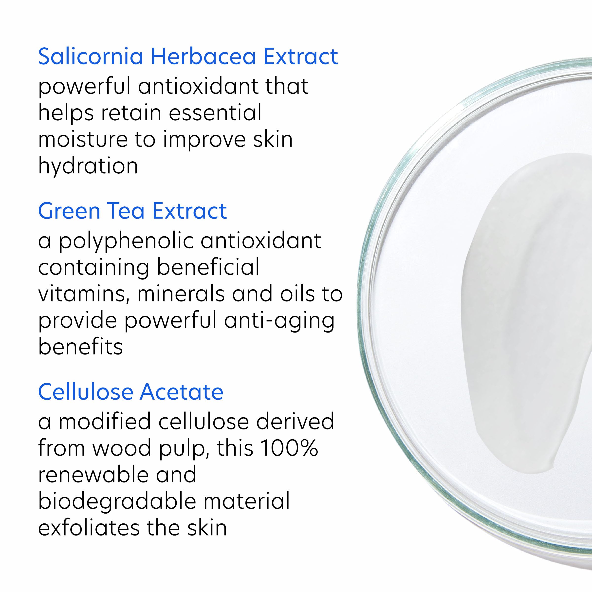 PCA SKIN Daily Face Exfoliant Cleanser aloe leaf juice supports hydrated exfoliation.