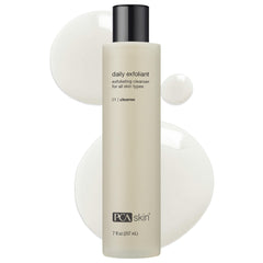 PCA SKIN Daily Face Exfoliant Cleanser bottle closeup showing gentle daily exfoliation.