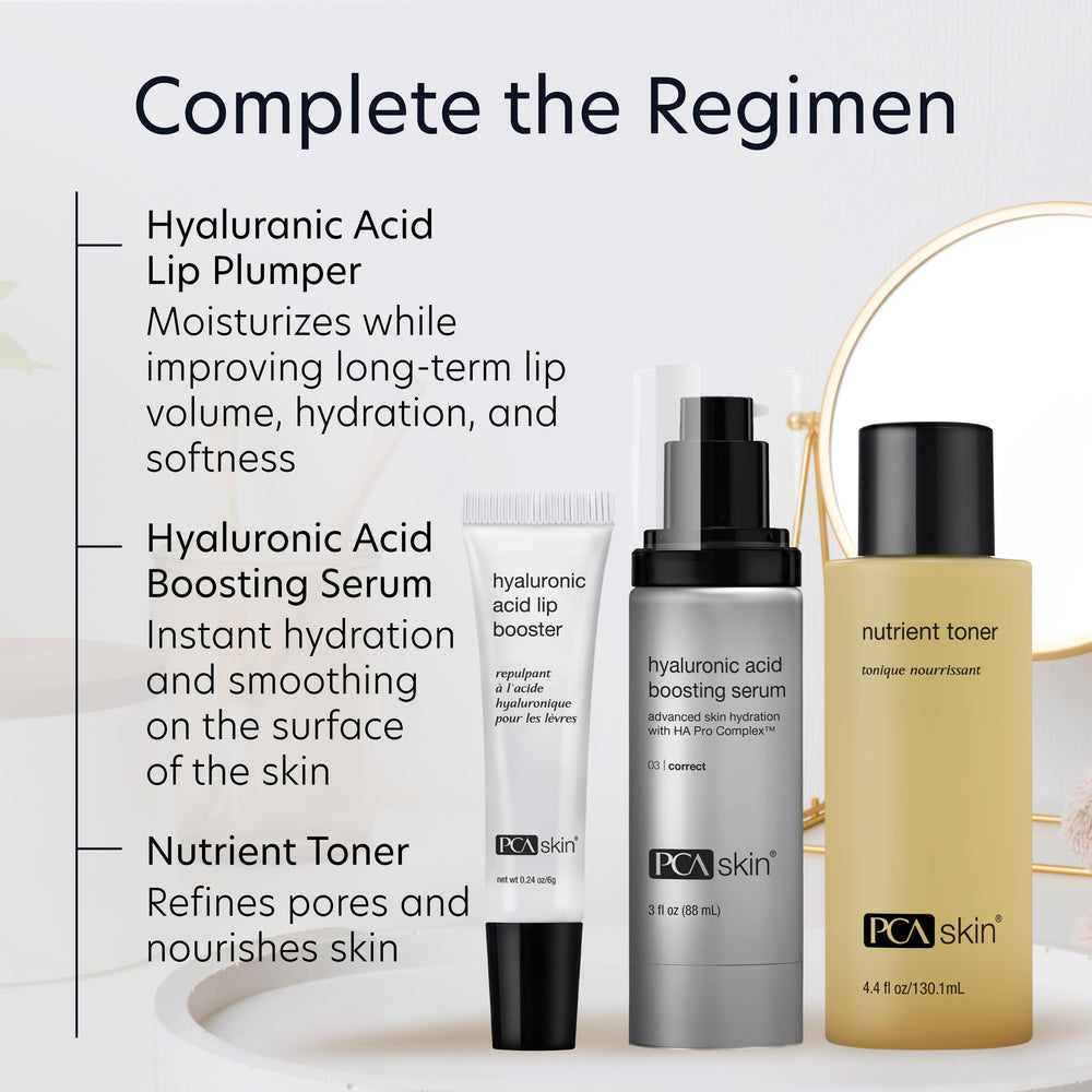 PCA SKIN fragrance-free formula on bottle foreground