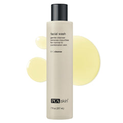 PCA SKIN Gentle Foaming Face Wash bottle front for daily gentle cleanse.