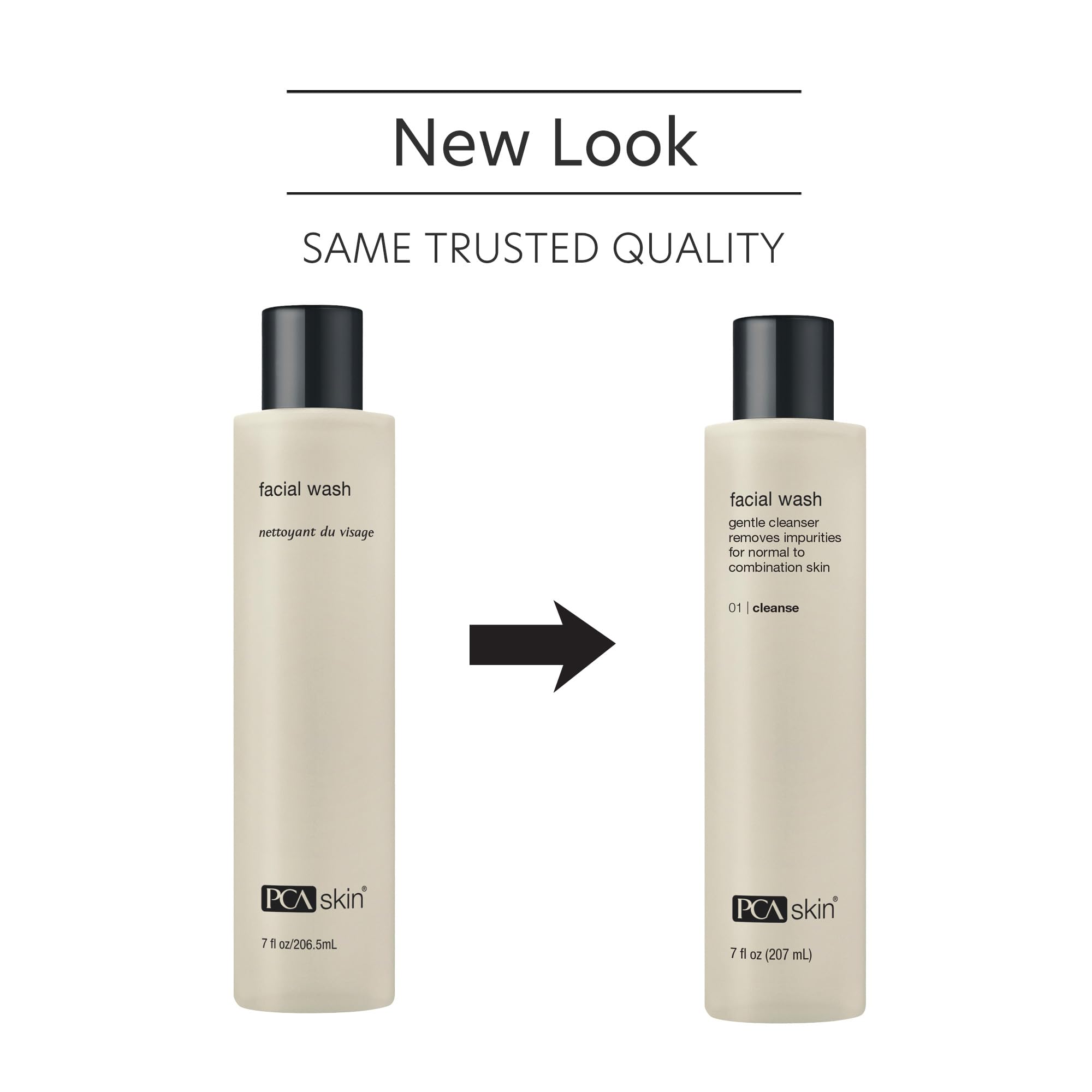 PCA SKIN Gentle Foaming Face Wash foaming lather cleanses makeup and impurities.