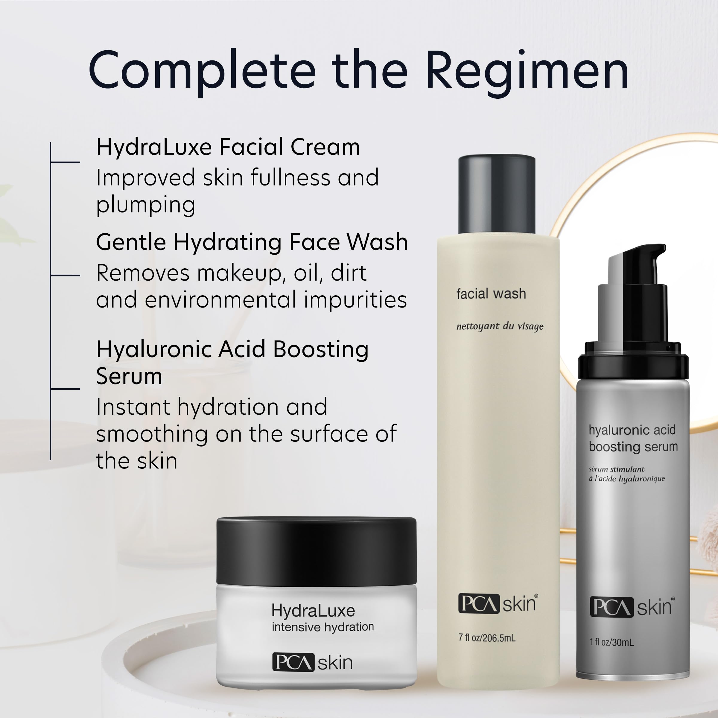 PCA SKIN Gentle Foaming Face Wash sensitive-skin friendly cleanser.