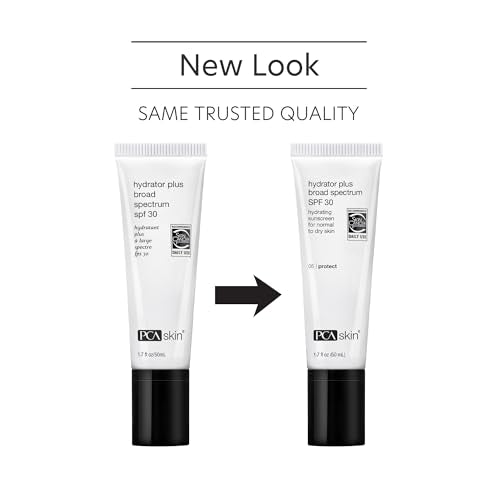 PCA SKIN Hydrator Plus SPF30 texture swatch on skin demonstrating sheer coverage