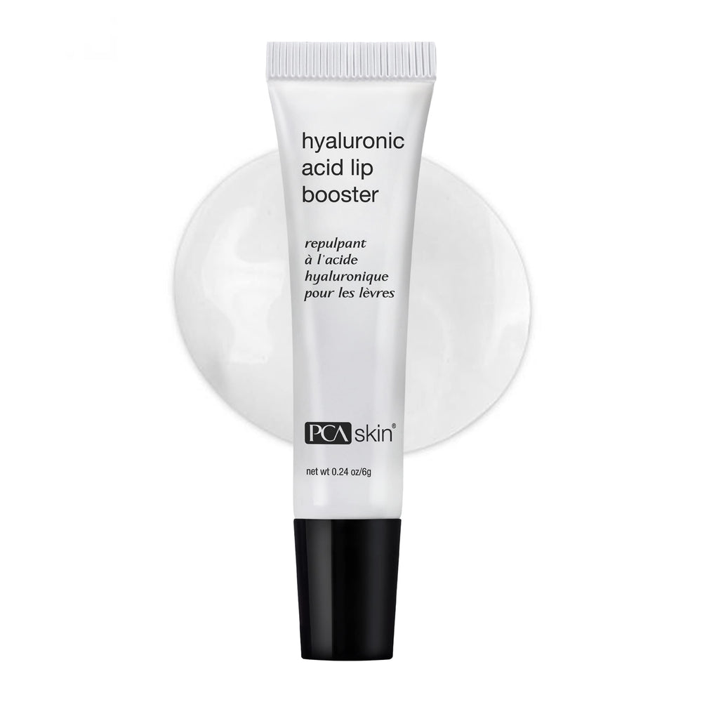 PCA SKIN Lip Plumper Serum tube ready for use, delivering hydrating plump lips